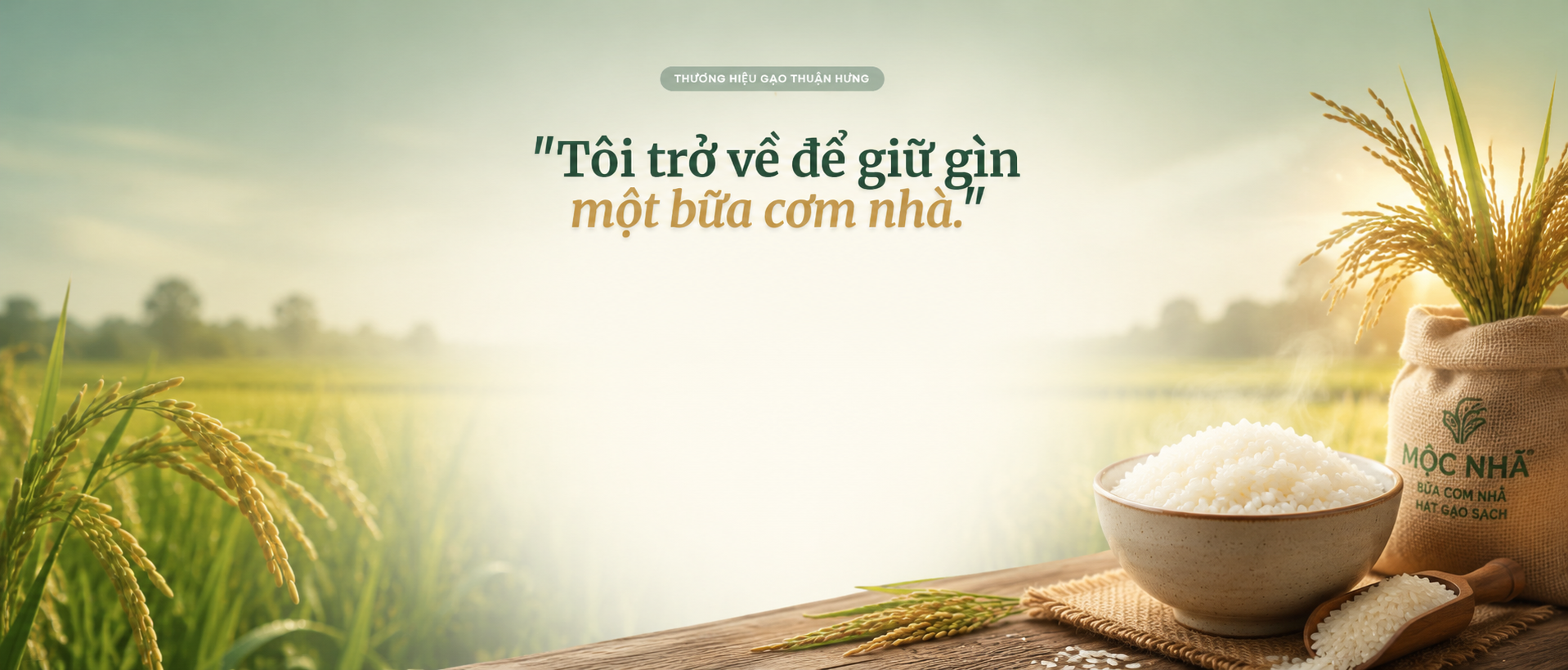 Cánh đồng lúa Mộc Nhã